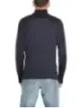 Dunkelblauer Herren Pullover mit Flecken