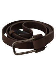Belts Elegant Brown Fashion Belt with Silver-Tone Buckle 150,00 € 8034067093370 | Planet-Deluxe