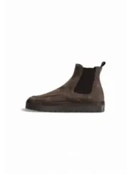 Kastanienbraune Wildleder Chelsea-Stiefel Antony Morato