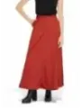 Roter Rock mit hoher Taille