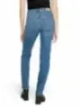 Helle Jeans mit hoher Taille