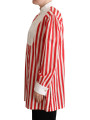 Shirts Elegant Red and White Stripe Cotton Polo Top 1.100,00 € 8054802088423 | Planet-Deluxe