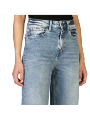 Helle, schmale Cropped Jeans für Damen