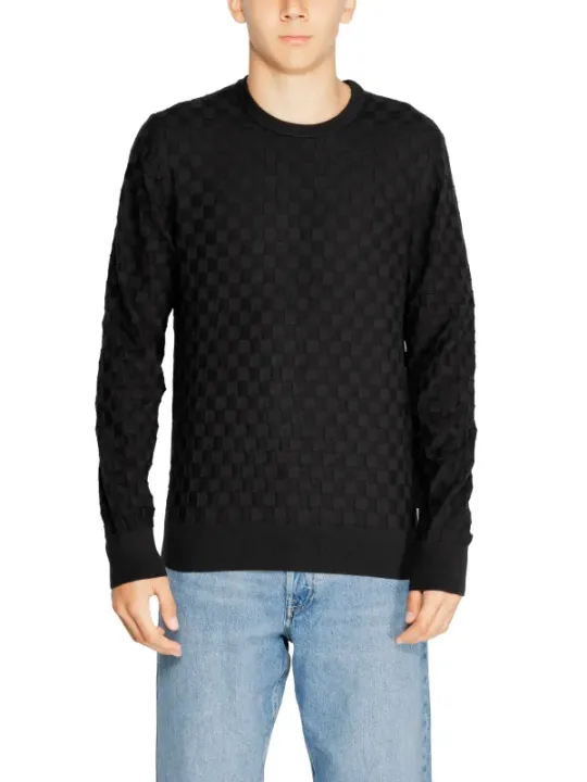 Schwarzes gestricktes Calvin Klein Oberteil
