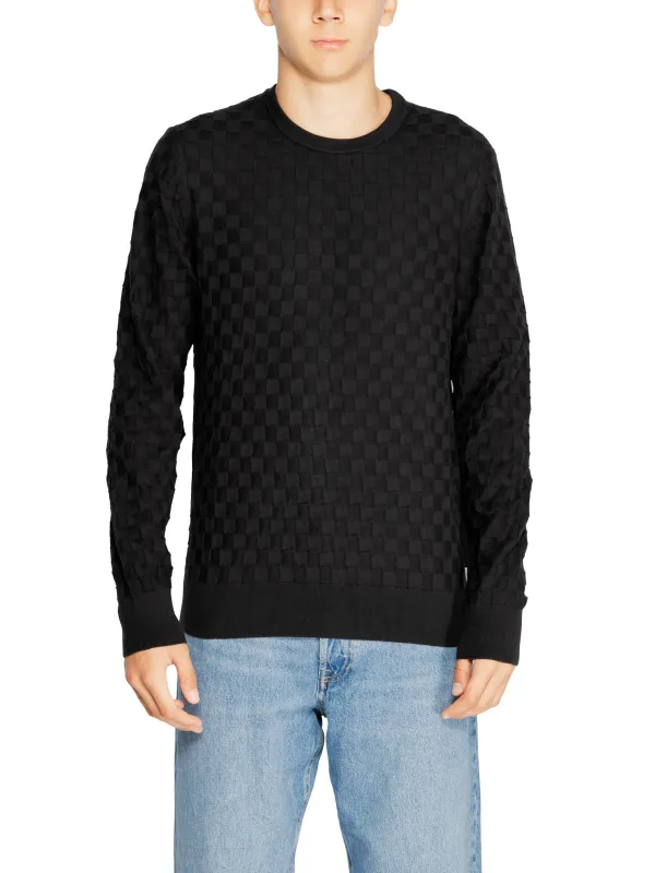 Schwarzes gestricktes Calvin Klein Oberteil