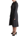 Jackets & Coats Elegant Gray Cashmere Trench Coat 4.500,00 € 8057001646593 | Planet-Deluxe