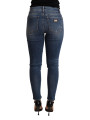 Jeans & Pants Elegant Mid Waist Skinny Blue Jeans 700,00 € 8054802697403 | Planet-Deluxe