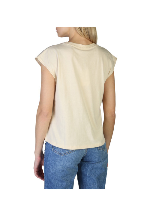 Weiße Baumwoll-T-Shirt, lässiger Schnitt