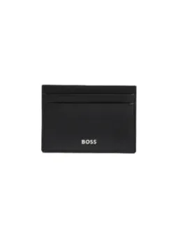 Schwarze BOSS Geldbörse aus Leder