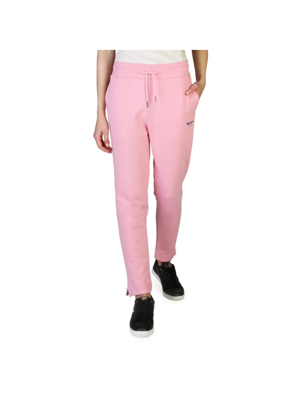 Rosa Pepe Jeans Jogginghose lockerer Schnitt Rosa Pepe Jeans Jogginghose lockerer Schnitt