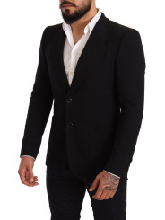 Blazers Elegant Slim Fit Black Cotton Blazer 2.400,00 € 8057155330201 | Planet-Deluxe