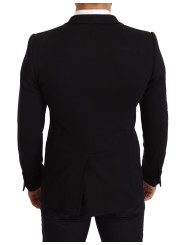 Blazers Elegant Slim Fit Black Cotton Blazer 2.400,00 € 8057155330201 | Planet-Deluxe