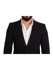 Blazers Elegant Slim Fit Black Cotton Blazer 2.400,00 € 8057155330201 | Planet-Deluxe