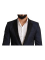 Blazers Elegant Blue Slim Fit Martini Blazer 2.500,00 € 8053286533979 | Planet-Deluxe