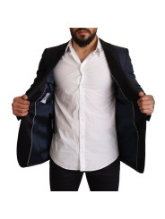 Blazers Elegant Blue Slim Fit Martini Blazer 2.500,00 € 8053286533979 | Planet-Deluxe