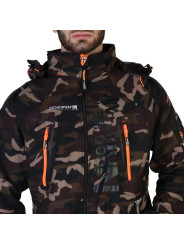 Kaki-orange Camo Herrenjacke Geographical Norway
