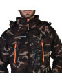 Kaki-orange Camo Herrenjacke Geographical Norway