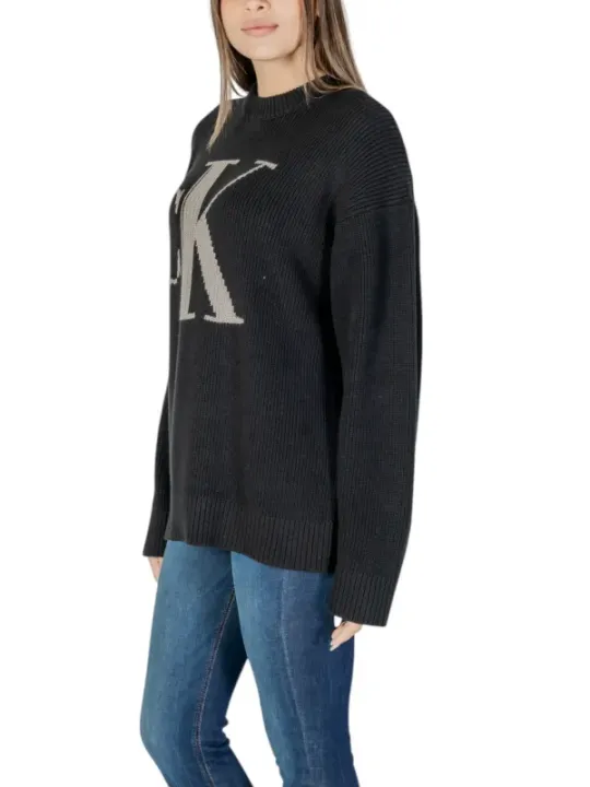 "Calvin Klein Jeans Pullover im Sale | Calvin Klein Jeans - Calvin Klein Jeans Maglia Donna online kaufen"|Planet-Deluxe