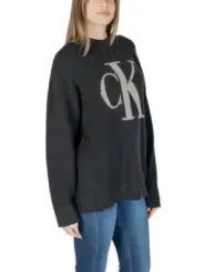 "Calvin Klein Jeans Pullover im Sale | Calvin Klein Jeans - Calvin Klein Jeans Maglia Donna online kaufen"|Planet-Deluxe