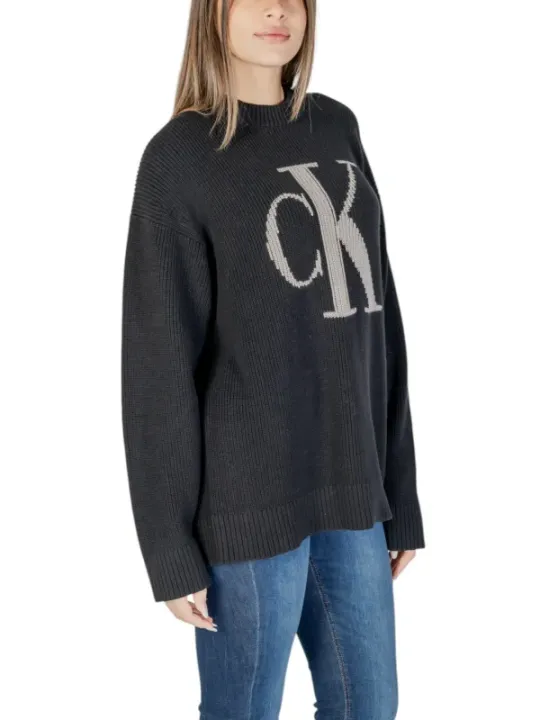"Calvin Klein Jeans Pullover im Sale | Calvin Klein Jeans - Calvin Klein Jeans Maglia Donna online kaufen"|Planet-Deluxe
