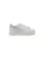 Weiße Sneaker mit Glitzerdetails