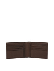 Schwarze Lederbifold-Geldbörse Ungaro Braun