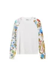 Bunte Desigual Strickpullover mit Muster