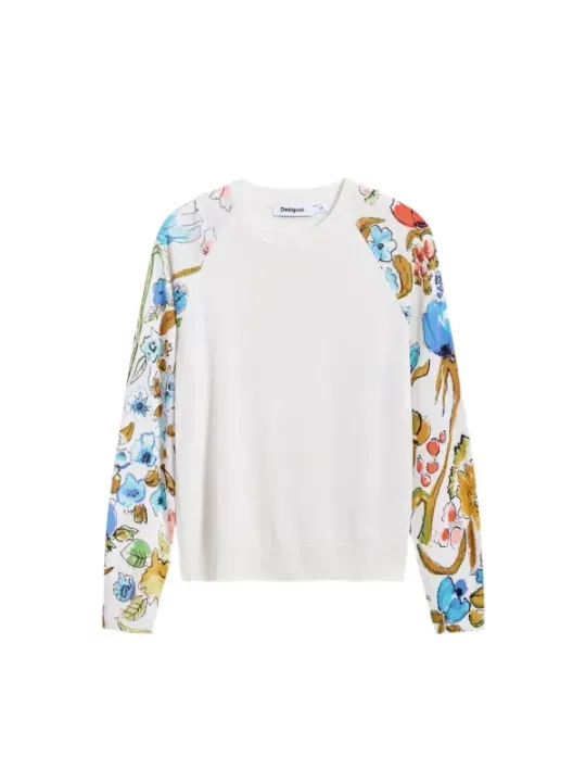 Bunte Desigual Strickpullover mit Muster