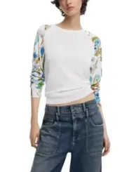 Bunte Desigual Strickpullover mit Muster