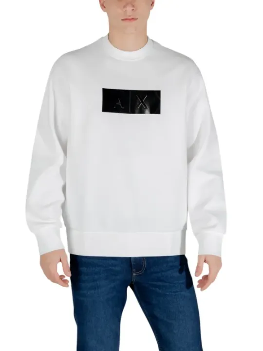Weißes Armani Exchange Herren Sweatshirt