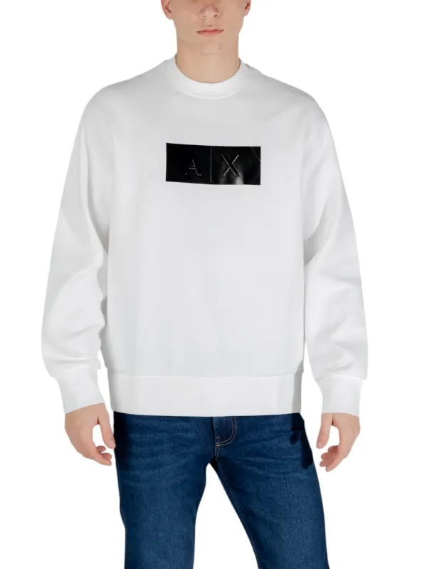 Weißes Armani Exchange Herren Sweatshirt