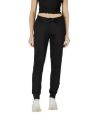 Schwarze Wollhosen mit Bündchen