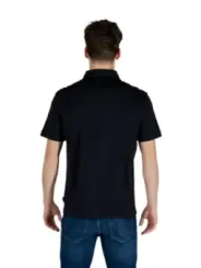 Schwarzes Armani Exchange Poloshirt klassisch