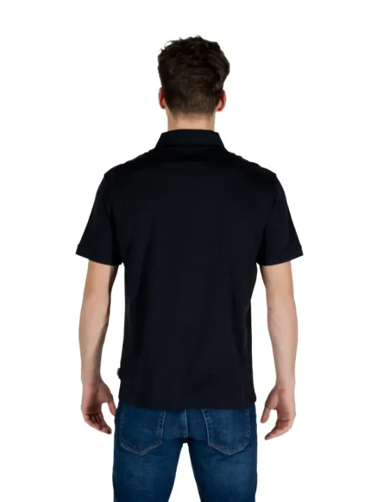 Schwarzes Armani Exchange Poloshirt klassisch
