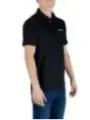 Schwarzes Armani Exchange Poloshirt aus Baumwolle