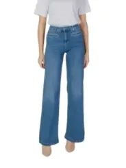 Liu Jo mittelblaue Straight Leg Jeans