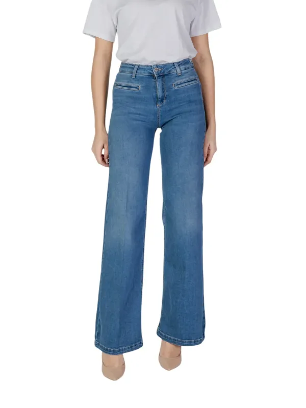 Liu Jo mittelblaue Straight Leg Jeans Liu Jo mittelblaue Straight Leg Jeans