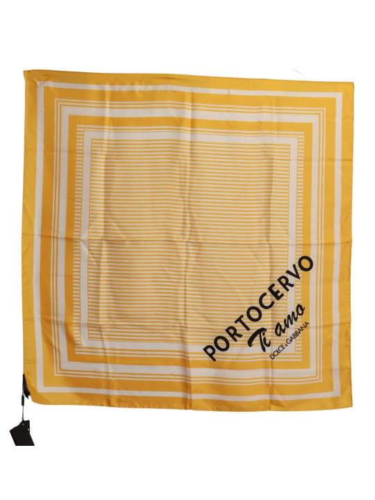 Scarves Elegant Striped Silk Square Scarf 420,00 € 8057155275168 | Planet-Deluxe