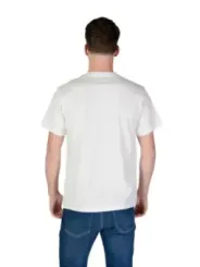 Replay Baumwoll-T-Shirt, hellbraun, kurzärmlig