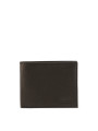 Schwarze Lederbrieftasche mit UNGARO-Logo