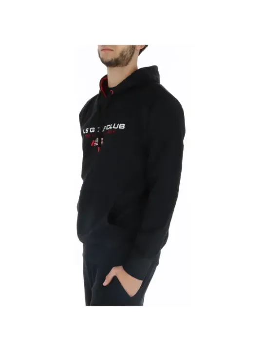 Schwarzer Golf Club Kapuzenpullover Herren