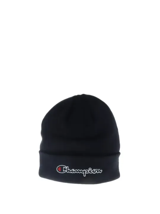 Schwarze Champion Strickmütze mit Logo