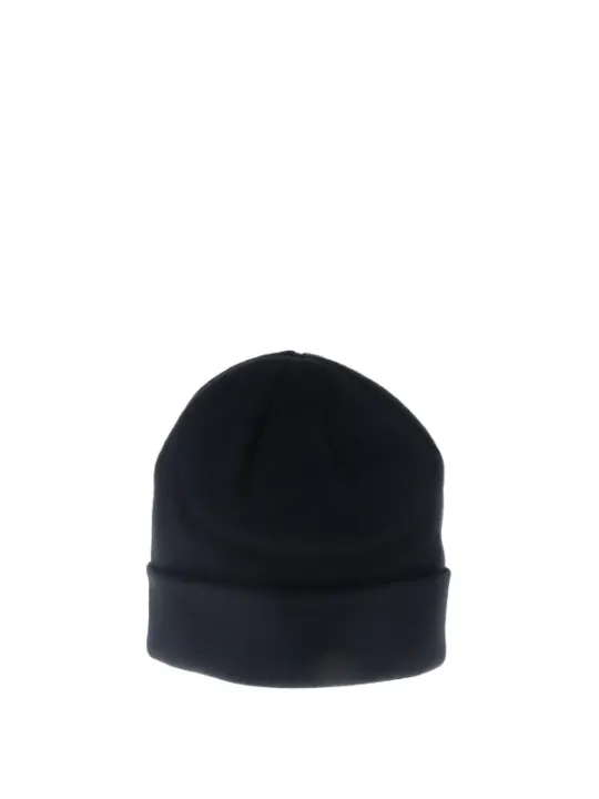 Schwarze Champion Beanie Mütze Logo