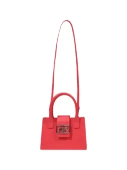 Rote Armani Exchange Handtasche mit Logo