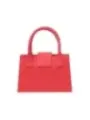 Korallenfarbene Armani Exchange Handtasche aus Leder