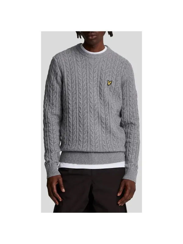 Grauer Lyle & Scott Strickpullover Grauer Lyle & Scott Strickpullover