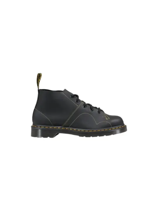 Schwarze Dr. Martens Lederstiefel