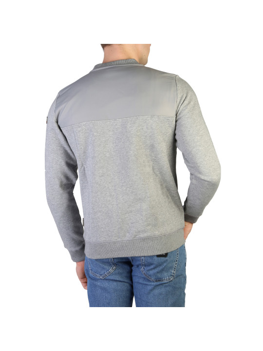 Grauer Napapijri Rundhalsausschnitt Sweatshirt
