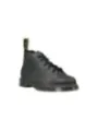 Graue Dr. Martens Lederstiefel gelb