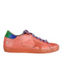 Sneakers Orange Glitter Lace Sneakers with Suede Accents 490,00 € 8050249426873 | Planet-Deluxe
